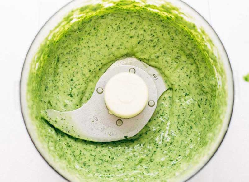 ماست برای لاغری,cilantro-dressing-greek-yogurt
