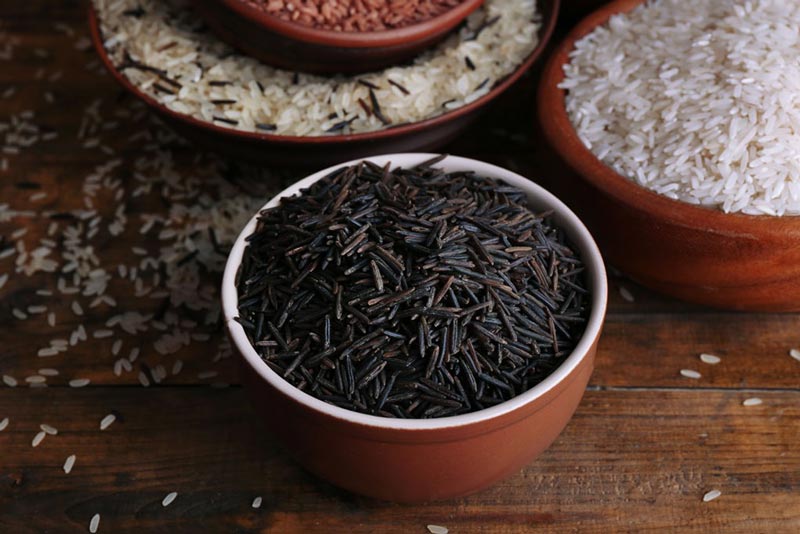 برای صاف شدن شکم چه بخوریم,رژیم غذایی شکم تخت,black-rice-love-handles برنج سیاه