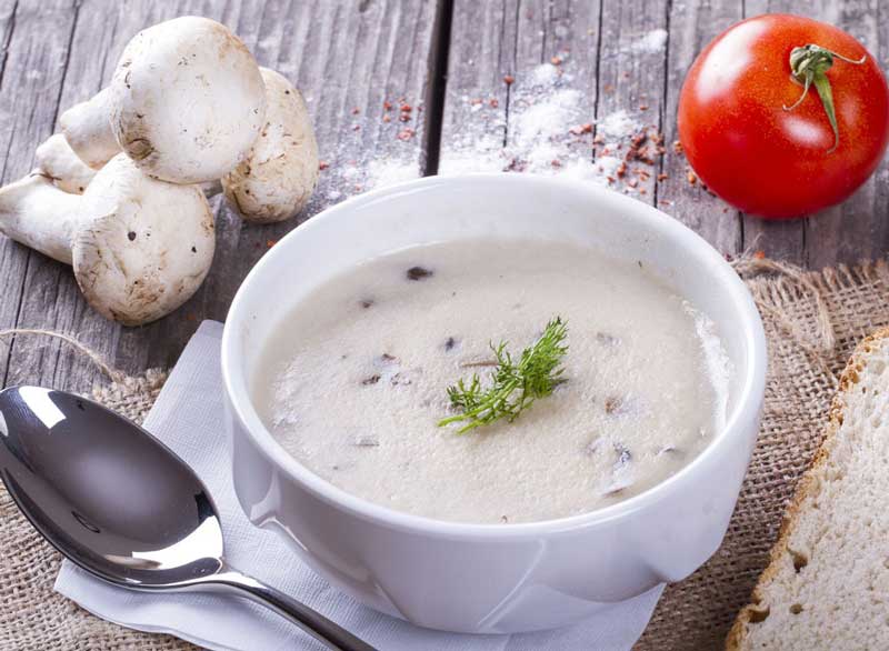 ماست برای لاغری,greek-yogurt-mushroom-soup