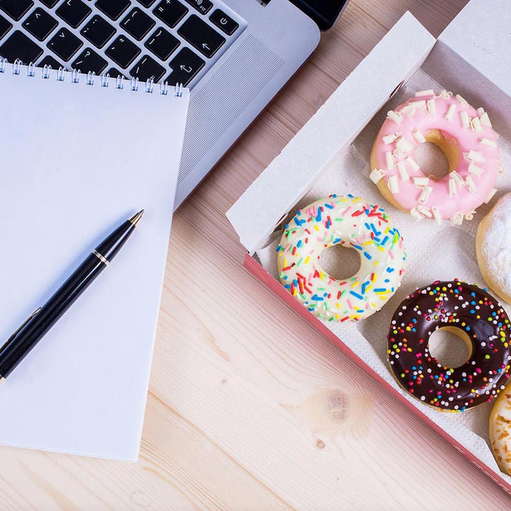 رازهای لاغری,office-donuts-دونات