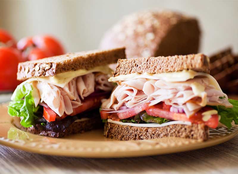 ماست برای لاغری,turkey-deli-style-sandwich